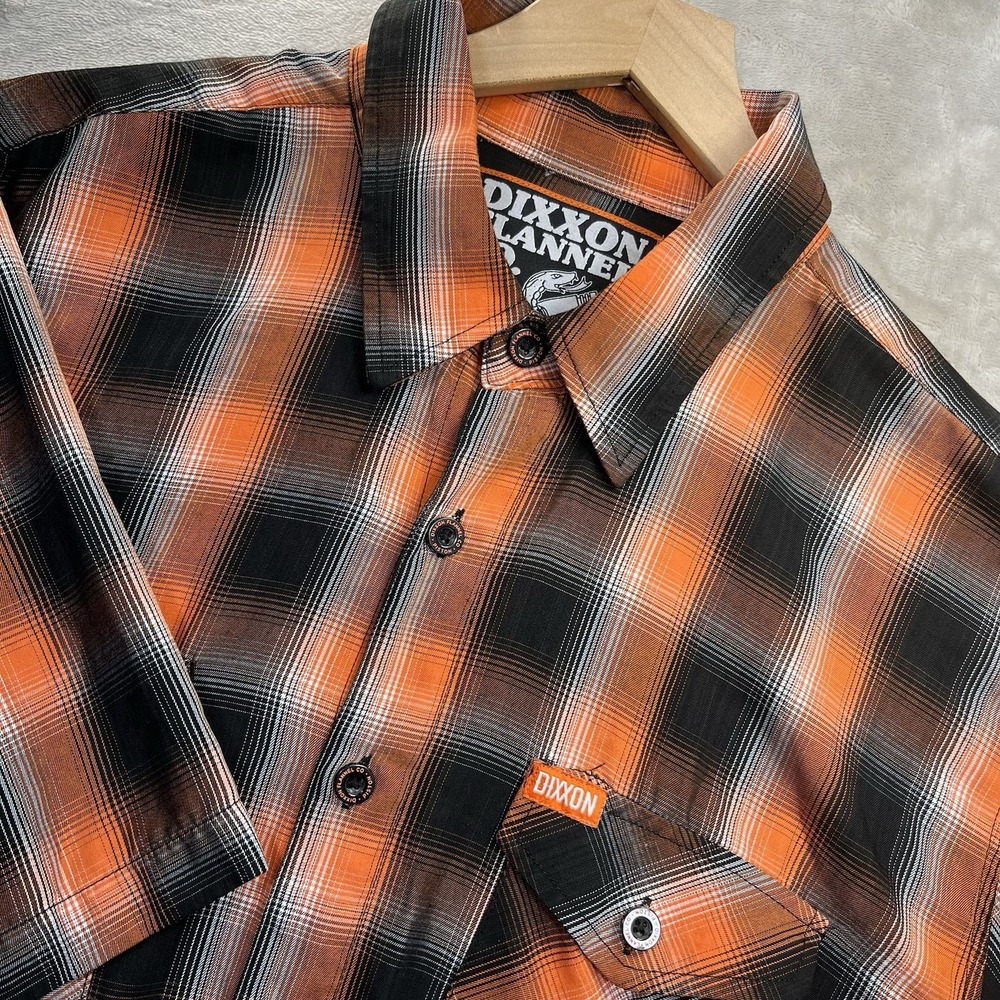 Dixxon Flannel Co. Size XL "The Piston" Short Sleeve Bamboo Shirt
